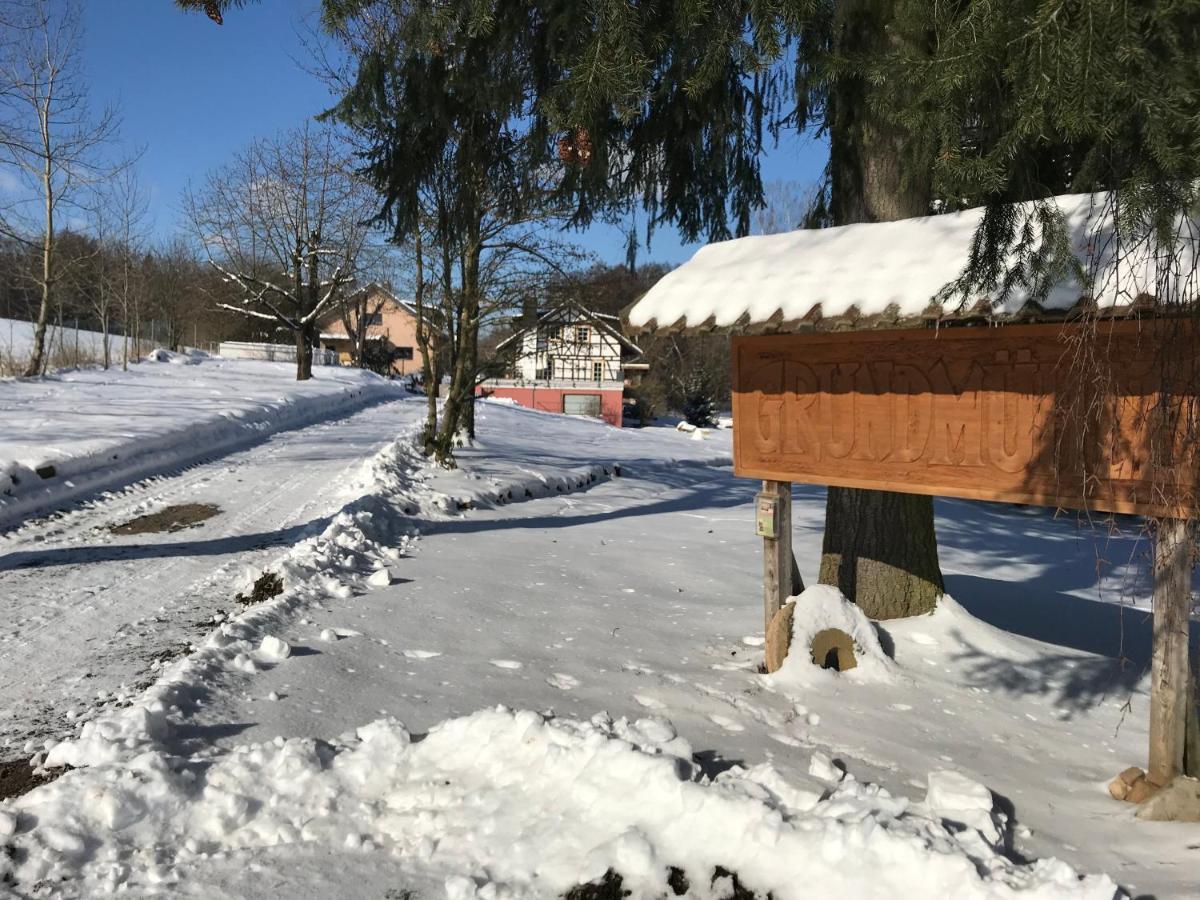 Ferienwohnungen Grundmuehle Nordheim vor der Rhon Exterior photo